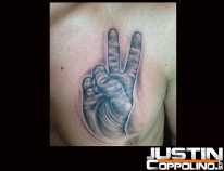 peacesigntattoo