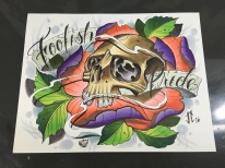 Did a little art for @foolishpridetattoo this past week. #prismacolor #markers #tattoos #justintattoo #tattoosafterdark #art #artlife #stpete