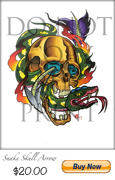 Snake Skull Arrow